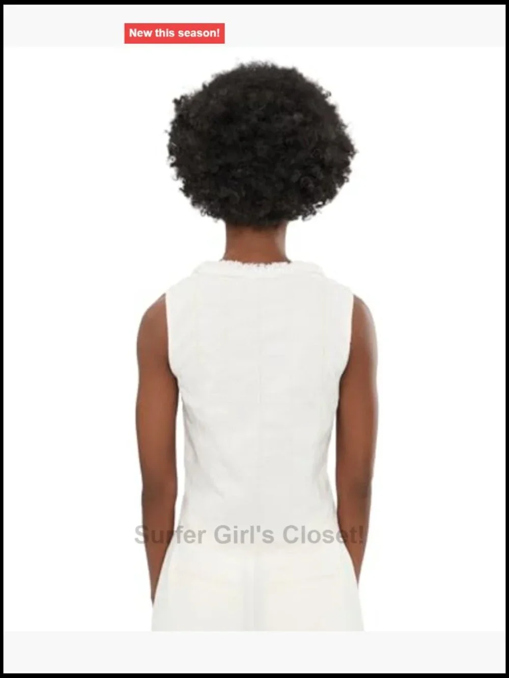 Sleeveless Pintucked Woven Top with Ruffles, 100% Cotton